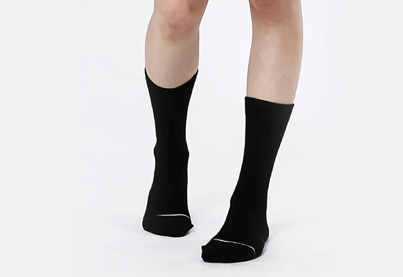 經典素色襪黑 厚襪款(1種尺寸)